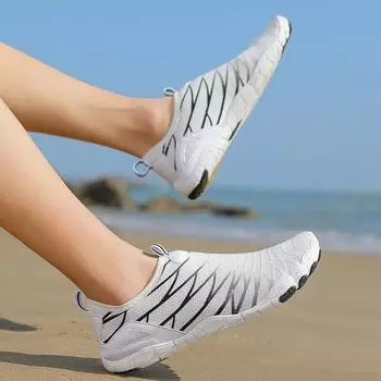 Fashion Men Women Water Barefoot Shoes Beach Shoes Upstream Soft Sports Sandals Light Couple Comfortable Comprehensive Training Shoes 46 36 белый