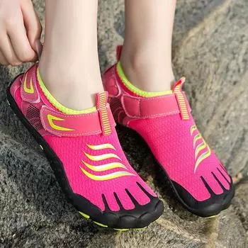 Fashion Men Women Water Barefoot Shoes Fashion Beach Shoes Quick Dry Hiking Sport Sandals Light Soft Outdoor Training Shoes Couple 35-46 35 серый