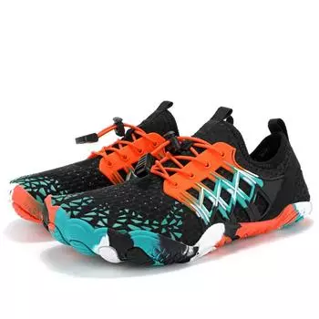 Fashion Men Women Water Barefoot Shoes Fashion Beach Shoes Quick Dry Hiking Light Sports Sandals Breathable Outdoor Training Shoes 35-48 35 розовый