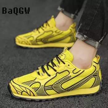 Модная мужская обувь Летние кроссовки Повседневные кеды для скейтборда Платформа Мода Уличная обувь для хайкинга Дизайнерская Сетчатая Дышащая Спортивная Теннисная Обувь Лоферы 39