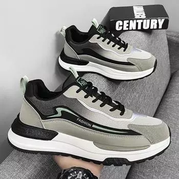 Fashion mesh breathable men s Forrest Gump casual sports shoes autumn new youth lightweight running shoes tide 39 оливковое зеленый