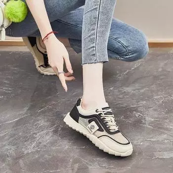 Fashion Mesh Breathable Sneakers Athletic Summer Women s Shoes Sports New In Y2k Fashion A Offers Vulcanized Shoe Light Ladies Footwear 35