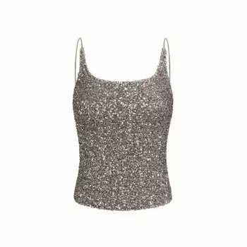Fashion Metallic Belt All-Matching Trousers Suit Sequin Sequin sling S In Stock