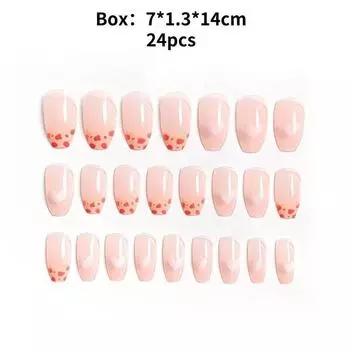 Fashion Nail Handworn Heartshaped Exquisite Classic Pure Wind Nail Style Patch