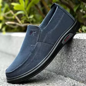 Fashion New Arrival Canvas Shoes Men Spring Summer Casual Canvas Shoes For Men Lace-Up Flats Men Shoes Driving Sneakers Men 39