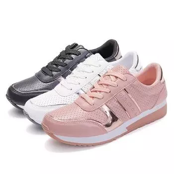 Fashion New Arrival Women Sneakers Breathable Hard-wearing Running Shoes Ladies Flat Sports Shoes Daily Comfortable Walking Casual Shoes 36 чёрный