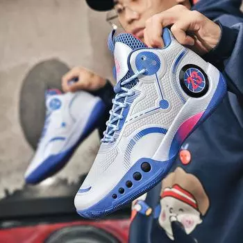 Fashion New Basketball Shoes Men Athletic Training Male Basketball Boots Non-slip Luxury Women Breathable Waterproof Tennis Sneakers 35