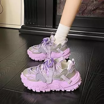 Модные новые массивные женские кроссовки с внутренним увеличением, кожаные повседневные белые женские туфли, кроссовки на платформе, женские кроссовки для бега 35 белый