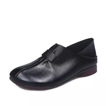 Модные новые модные туфли Мэри Джейн 2024 года, весна-осень, круглый носок, низкий каблук, туфли без застежек, высокие каблуки для офисных леди, дышащие, удобные 35 коричневый