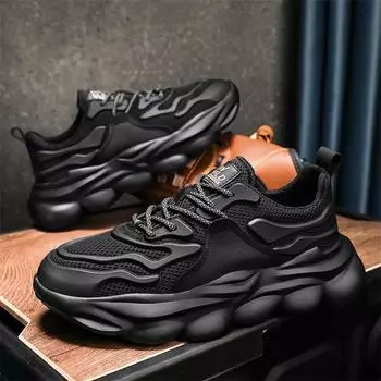 Fashion New Fashion Shoes for Men Luxury Man Sneakers Fashion Outdoor Trainers Breathable Thick Sole Casual Walking Comfortable Shoes 39 белый