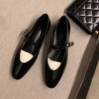 мода Новые модные женские туфли на плоской подошве с круглым носком и леопардовым принтом повседневные туфли женские дышащие мягкие туфли Мэри Джейн без застежек на открытом воздухе 35 бежевый