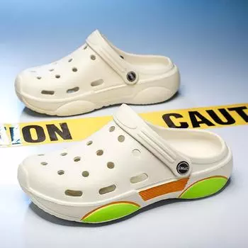 Fashion New Hot Men s Sandals Soft Slip-on Eva Casual Slippers Designed Anti-slip Sandal for Men Outdoor Beach Mans Flip-flop Main Push 39 белый