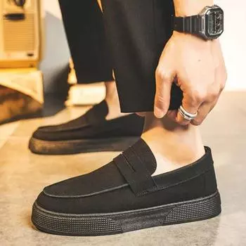 Fashion New In Fashion 2024 Male Casual Shoe Slip-on Shipping Free Promotion Trend Designer Summer Sale High Quality Men s Leather Shoes 39