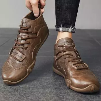 Fashion New In Man Casual Shoe Non Slip and Waterproof Office Leather Shoes for Men Size 45 Footwear Offer Social Slip-on Elegant Pu 39