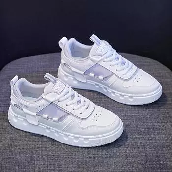 Fashion New Korean Fashion White Shoes Women Platform Sneakers Breathable Running Shoes Women s Casual Flats Women Trainerswr65 35