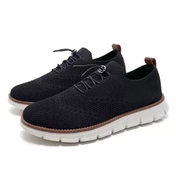Fashion New large size men s casual sports shoes light and comfortable thick sole fashion flying woven men s shoes mesh surface increase 39
