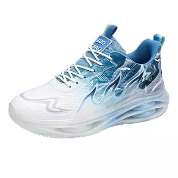 Fashion New large size men s mesh casual sports shoes comfortable breathable thick sole anti-slip wear-resistant men casual shoes 39