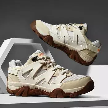 Fashion New Men Anti Slip Wear Resistant Climbing Shoes Forest Training Breath Travel Shoes for Men Outdoor Casual Sneakers Size 39-48 EU48 зелёный