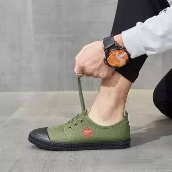 Fashion New Men Casual Shoes Breathable Sneakers Comfortable Walking Footwear Male Running Sport Shoes Lace Up Walking Shoe 39 зелёный