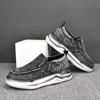 Fashion New Men Denim Cloth Shoes 2024 Summer New Men s Low Top Canvas Shoes Breathable Canvas Lightweight Walking Shoe Vulcanized Shoes 39