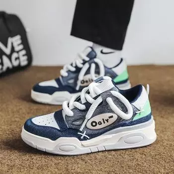 Fashion New Men Leather Shoes Casual Sneakers Spring Autumn Mens Vulcanized Shoes High Quality Breathable Comfortable Flat Lace Up 39