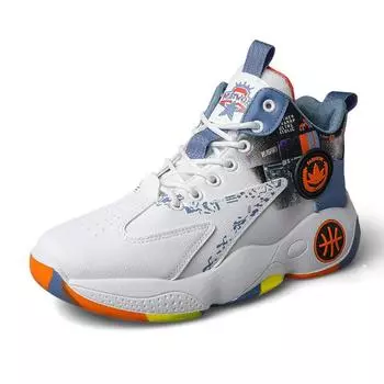 Fashion New men s high-top basketball shoes breathable comfortable casual sports shoes training non-slip fashion walking men s shoes 39