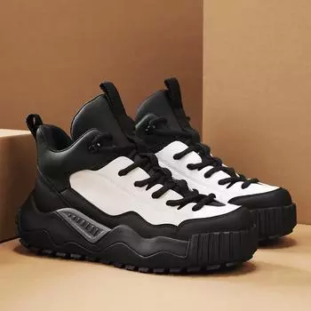 Fashion New Men s Shoes Thick soled Increased Height Simple Fashion Casual Shoes Comfortable Soft soled Mountaineering Sports Shoes 39