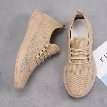 Модные новые мужские кроссовки на плоской подошве, повседневная обувь для мужчин, сетчатые дышащие кроссовки для ходьбы, спорта, бега, повседневная обувь 39