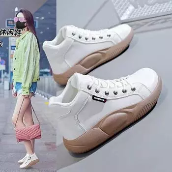 fashion New Outdoor Casual Sneakers Women Autumn Winter Warm Fur Plush Ladies Lace Up Fashion Sneakers Platform Shoes Zapatillas Mujer 35 чёрный