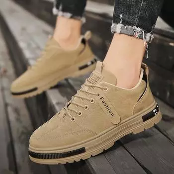 fashion New Sneakers for Men Fashion Sneakers Comfortable Casual Shoes for Men Outdoor Work Shoes Tenis Masculino 2024 Hiking Boots Men 39 чёрный