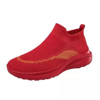 Fashion new spring and autumn leisure sports shoes for men and women running breathable flat light loafers large size 35-45 35