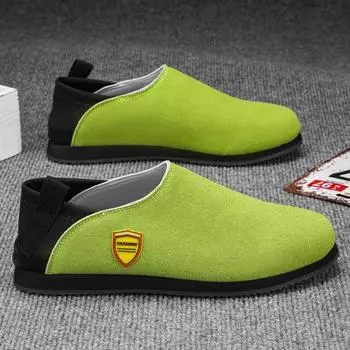 Fashion New Summer Mens Casual Loafers 2024 Fashion Green Flat Men Shoes Lightweight Canvas Slip on Shoes Male Espadrille zapatos hombre 39