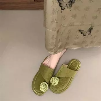 Fashion New Summer Women Slippers Fashion Elegant Clip Toe Soft Sole Flats Slides Shoes Ladies Outdoor Beach Sandalias Female Flip Flop 35 белый