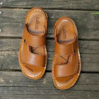Fashion Non-slip Slippers Open Beach Man Sandals Indoor Breathable High Quality Shoes for Men Color Original Luxury Designer New Arrival 38