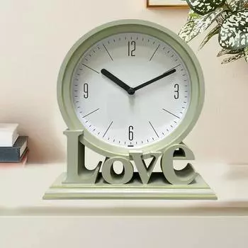Fashion Nordic creative alarm clock personality simple American clock bedroom desktop clock Modern bedside light luxury clock 8 inch
