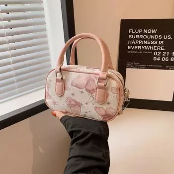 Fashion oblique span bag summer simple casual retro armpit bag small square bag women s personality trend beautiful shoulder bag чёрный