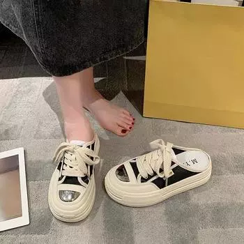 Fashion Open Toe Women s Slippers and Ladies Sandals Black Shoes Slides Summer 2024 Off White with Strap Platform Thick Unique Original 35