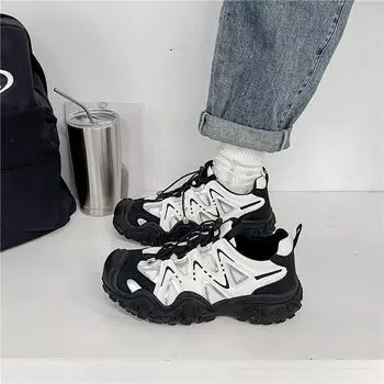 Fashion outdoor casual versatile shoes women s 2025 popular new ugly cute shoes running sports shoes hiking shoes dad shoes 35 розовый