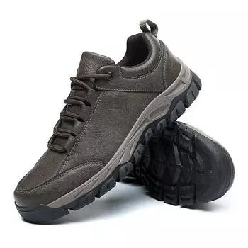 Fashion Outdoor Sneakers Men Fashion Casual Shoes Men Good Quality Boots Men Comfortable Casual Leather Shoes Winter New Chunky Shoes 39 верблюд
