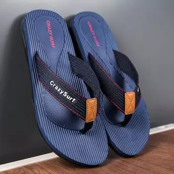 Fashion PARZIVAL Men s Fashion Slippers Man Flip Flops Fashion Male Sandals Outdoor Beach Flip Flops Soft Summer Slippers Size 40-45 40 чёрный