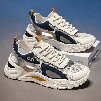 Мода PARZIVAL Мужская обувь Повседневные кроссовки Детская спортивная обувь Дышащая летняя обувь Сетчатые теннисные кроссовки для активного отдыха Zapatos De Hombre 35