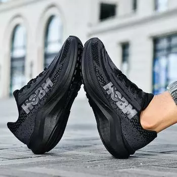 Fashion PARZIVAL Men s Sneaker Air Cushion Runner Trainers Tenis Marathon Sports Running Shoes Women Outdoor Athletic Speciality Sneaker 39 чёрный