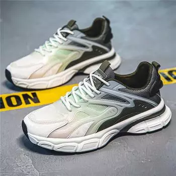 Мода PARZIVAL Новые мужские кроссовки Мужские спортивные кроссовки Повседневная обувь Модные дышащие кроссовки для ходьбы Удобные громоздкие кроссовки 39