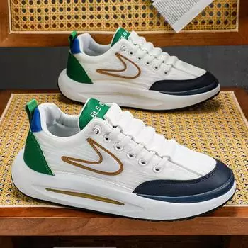 Fashion PARZIVAL New Men s Sneakers Summer Man Platform Designer Breathable Outdoor Casual Shoes Breathable Walking Shoes Vulcanize Shoe 39 зелёный