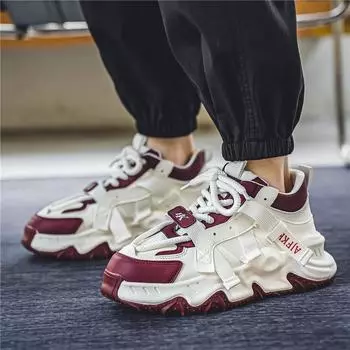 Мода PARZIVAL Новые мужские кроссовки весна-осень дышащие кроссовки для бега громоздкие повседневные туфли для спорта на открытом воздухе мужская обувь теннисные туфли 39