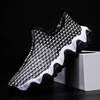 Fashion PARZIVAL Summer Loafers Couple Shoes Men s Sneakers Women s Casual Shoes Platform Trainers Retro Casual Sports Vulcanize Shoes 36 красный