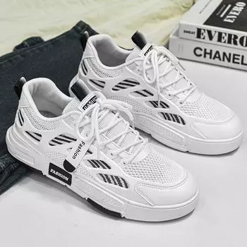 Fashion PARZIVAL Vulcanized Sneakers For Men Trend Casual Mesh Shoe Tenis Trainer Korean Flat Walking Shoes zapatos informales de hombre 39