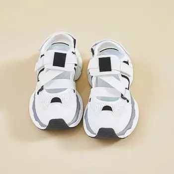 Мода PARZIVAL Женские босоножки на танкетке Мягкие женские босоножки Удобные босоножки на платформе Женская пляжная обувь Женская обувь Chaussure Femme 35 белый