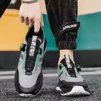 Fashion Platform Sneakers Men Punk Casual Sneakers Man Trend Black Street Style Sport walking Shoes Male Running Sneakers 39 серый