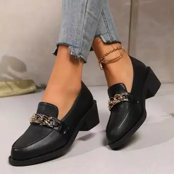 Fashion Plus Size 43 Lolita Shoes Women Japanese Girl Chunky Platform Cosplay Costume Student Mary Jane Black Shoe Zapatos De Mujer 35 чёрный